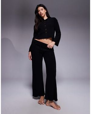 River Island Ensemble en jersey à boutonnage - Bleu