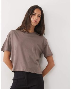 New Look Boxy Tee - Brown