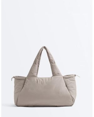 Oysho Padded Sports Bag - Natural