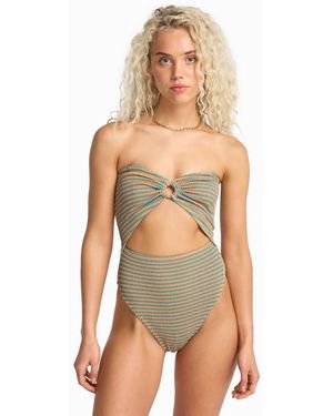 Billabong Summer Hi Andrew Skimpy One-Piece Swimsuit - Blue