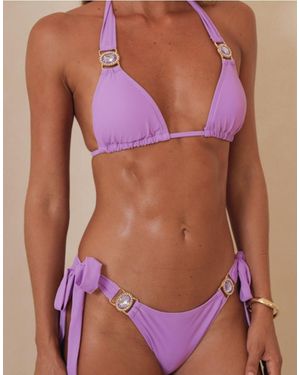 Moda Minx Amour Triangle Top - Purple