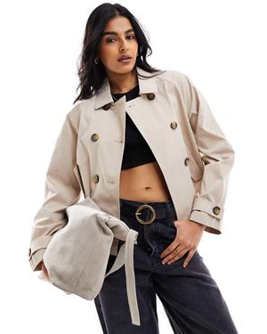 ONLY Gabardina Corta Beis De -Beis Neutro