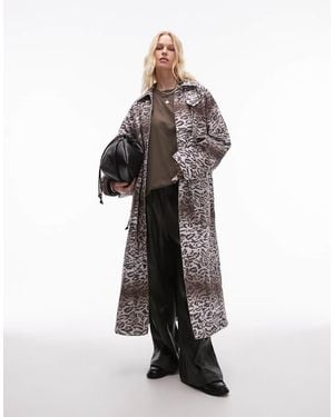 TOPSHOP Giacca Lunga - Bianco