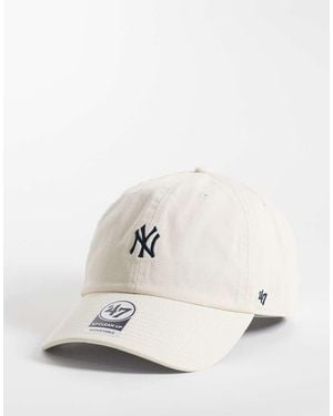 '47 Ny Yankees Base Runner Mini Logo Cap - White