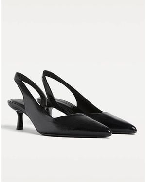 Stradivarius Kitten Heel Slingback - Black