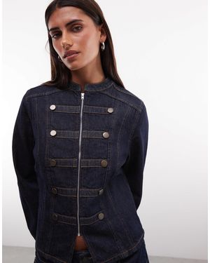 Reclaimed Vintage Drummer Boy Jacket - Blue