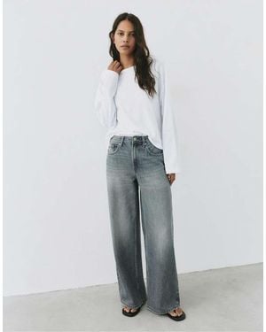 Pull&Bear Oversize Baggy Jeans - Grey