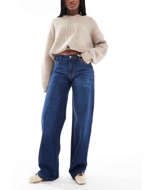Daisy Street Low Rise Boyfriend Jeans - Blue