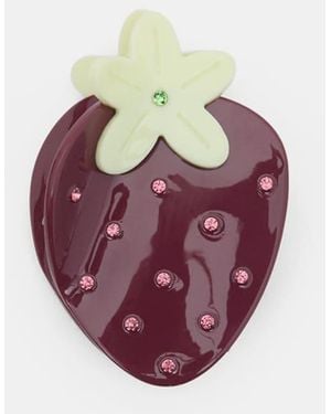 Pull&Bear Shimmery Strawberry Hair Clip - Red