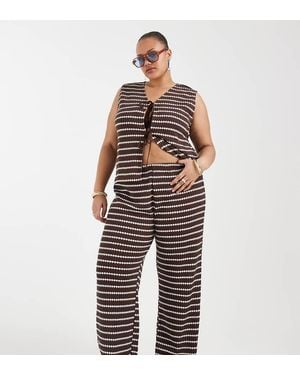 ONLY Wide Leg Trousers Co-ord - Black