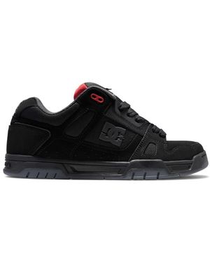 DC Shoes – stag – sneaker aus leder - Schwarz