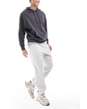 ASOS – essential – oversize-kapuzenpullover - Grau