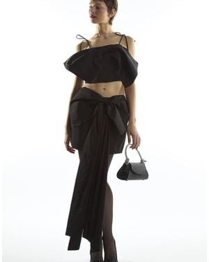 Collective The Label Bow Mini Skirt - Black