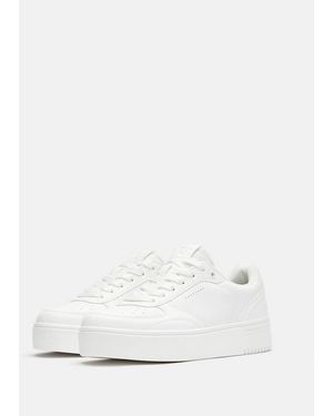 Pull&Bear Retro Sneakers - Wit