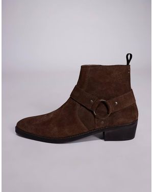 ASOS Cuban Boots - Brown