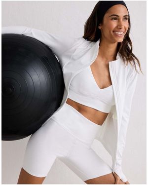 Aim'n Pantalones Cortos Midi Blancos Sense