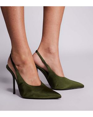SIMMI Simmi London Bexley Wide Fit Heeled Court Shoes - Green