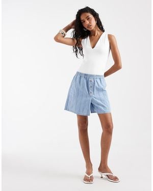 Object Pantaloncini Stile Boxer - Blu