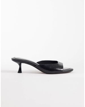 ASOS High-five Kitten Heel Mules - Black