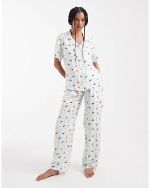 Daisy Street X Miffy Short Sleeve Pajama Set - White