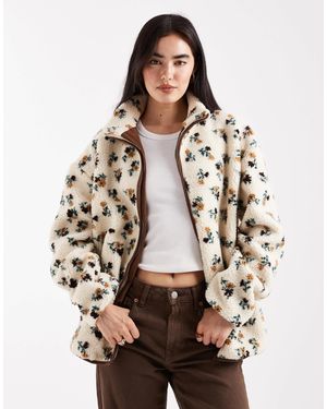Daisy Street – teddyfell-jacke - Natur