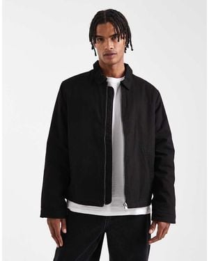 Jack & Jones Zip Harrington Jacket - Black