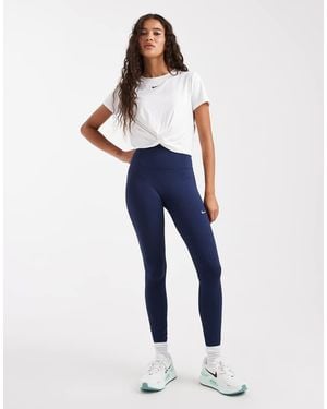 Nike Nike One Training U-Seam Highwaisted Leggings - Blue