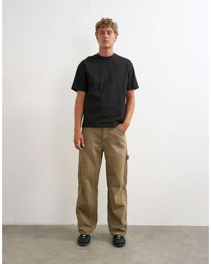 TOPMAN Rigid baggy Fit Carpenter Jean - Brown