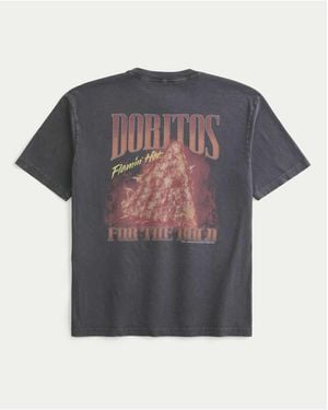 Hollister Boxy Doritos Graphic Tee - Grey