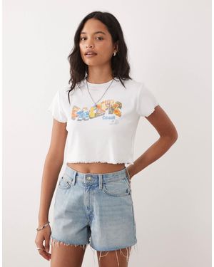 Rip Curl – knapp geschnittenes t-shirt - Blau