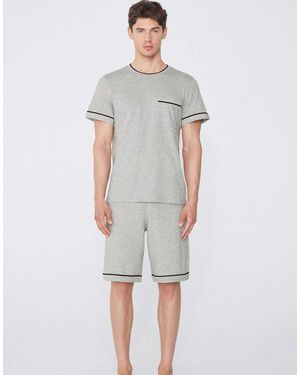 Tezenis Short Pyjamas With Pocket - White