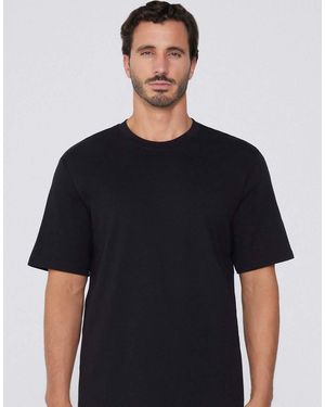 Tezenis 100% Heavy Cotton Round Neck T-Shirt - Black