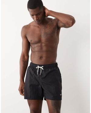 GANT Shield Logo Swim Shorts - Black