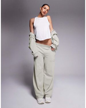 ASOS Weekend Collective Heavyweight Barrel Leg Trackies - Grey