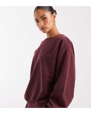 Vero Moda Oversized Slouchy Sweatshirt Co-ord - Red