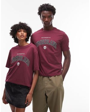 Timberland Authentic – oversize-t-shirt - Rot