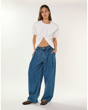 Glamorous Baggy Barrel Jeans - Blue