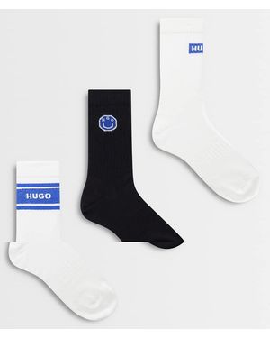 HUGO 3pack Socks - White