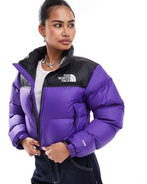 The North Face Chaqueta De Plumas Corta Morada Nuptse De -Morado