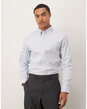 Calvin Klein Long Sleeve Oxford Shirt - White