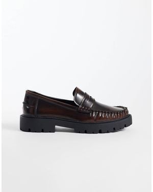 SEQWL Kinder Chunky Loafers - Black