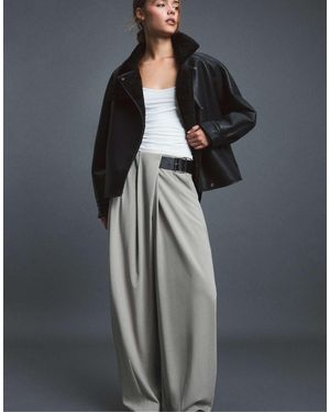 Stradivarius Jacke - Schwarz