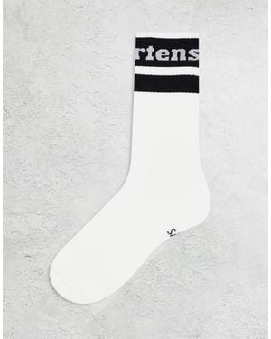 Dr. Martens Unisex Athletic Logo Socks - White