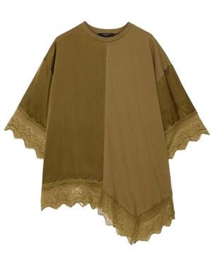 AllSaints Lenny Kanten T-Shirt - Groen