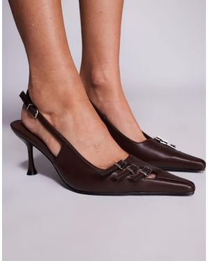 Public Desire – devoted – pumps mit absatz - Weiß