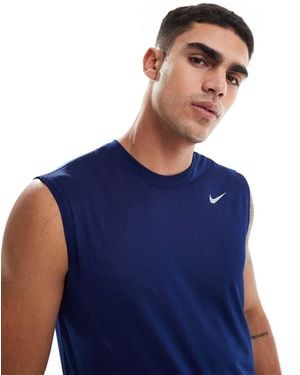 Nike Dri-Fit Sleeveless T-Shirt - Blue