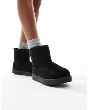 SEQWL – bequeme stiefeletten - Schwarz