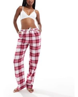 Lindex – karierte pyjama-hose - Rot