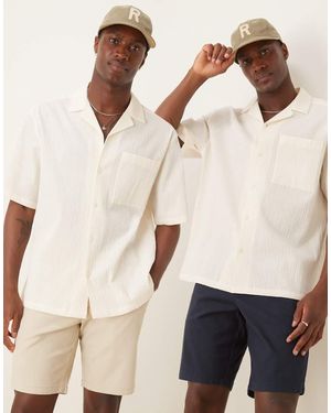 ASOS 2 Pack Slim Regular Length Chino Shorts - Natural
