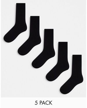 Weekday Ribbed Socks 5-pack - White